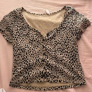 John Galt Leopard top